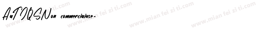 AaTJQSNon commerciaiuse字体转换